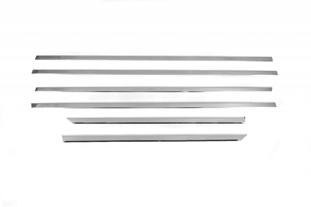 Edging glass (6 PCs, stainless.) for Dodge Journey 2008↗ - Reelken Auto