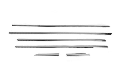 Lower glass moldings (stainless steel) for Audi A3 2012-2020 - Reelken Auto