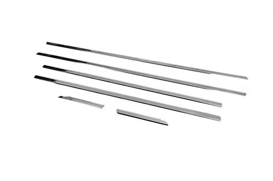 Lower glass moldings (stainless steel) for Audi A3 2012-2020 - Reelken Auto