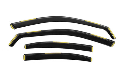 In-channel Wind Deflectors Niken Luxury (Liftback, 4 pcs) for Skoda Superb 2015-2024 - image 1