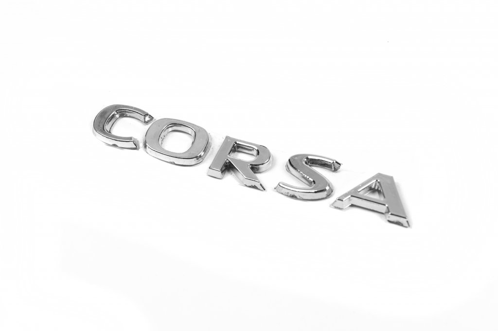Corsa emblem 12.5cm x 1.6cm for Opel Corsa D 2007-2014 - image 2