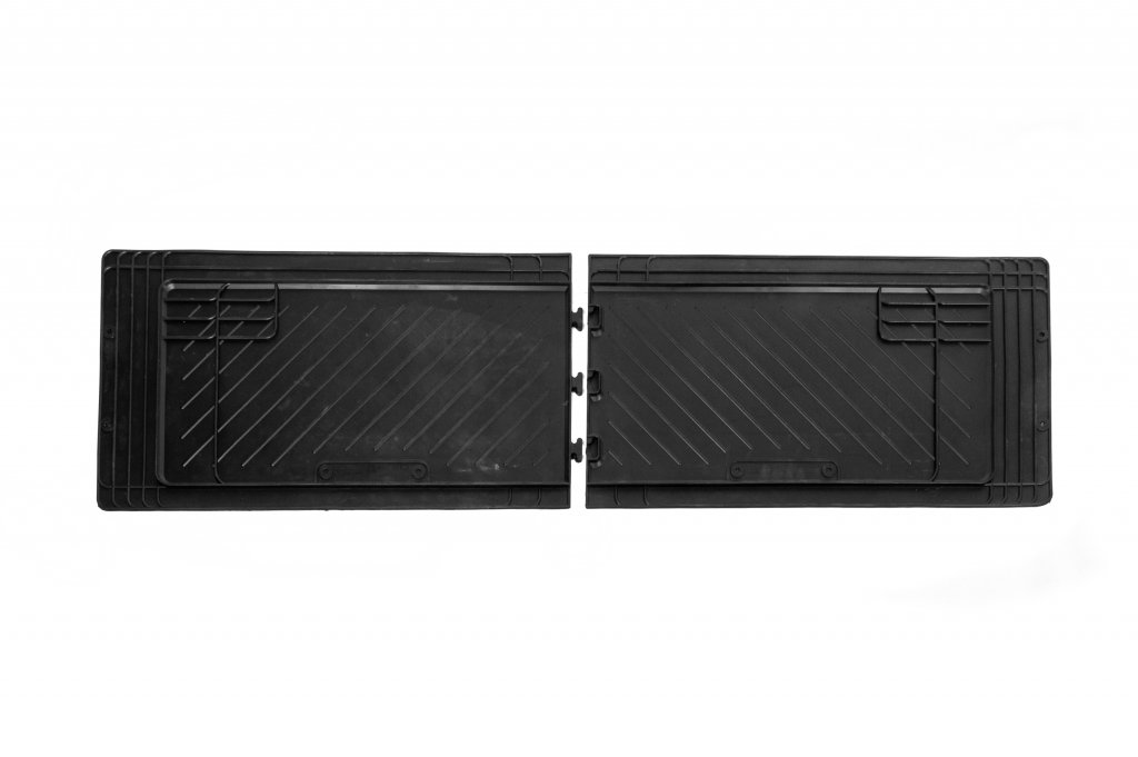 Rear Rubber Floor Mats (2 pcs, Stingray) for Iveco Daily 2014- - image 1