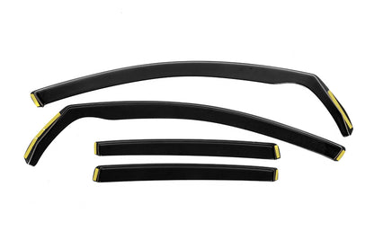 In-Channel Wind Deflectors Niken Luxury (HB, 4 pcs) for Volkswagen Golf 6 2008-2014 - image 1