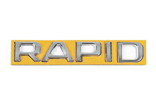 Rapid inscription (130 mm by 22 mm) for Skoda Rapid 2012-2019 - Reelken Auto