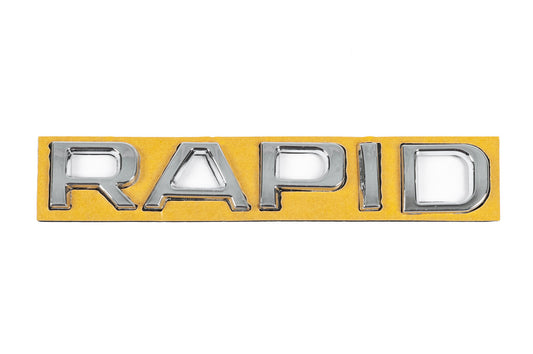 Badge Rapid (130 mm x 22 mm) for Skoda Rapid 2012-2019 - image 1