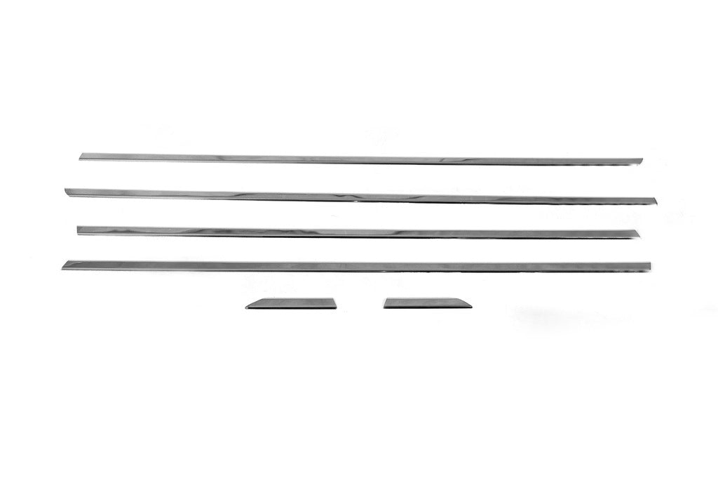 Lower window moldings (6 pcs., stainless steel) for Volkswagen Jetta 2011-2018 - image 8