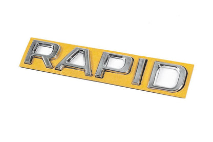 Rapid inscription (130 mm by 22 mm) for Skoda Rapid 2012-2019 - Reelken Auto