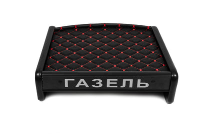 Dashboard Shelf (Black with Red Stitching) for GAZelle 1998- - image 2