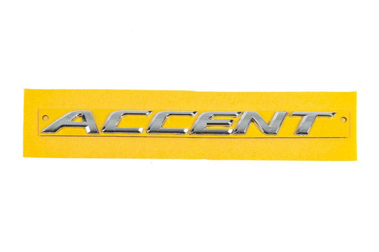 Inscription Accent 86311-1R000 (190mm by 16mm) for Hyundai Accent 2011-2017 - Reelken Auto