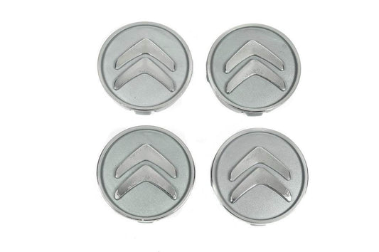 Wheel caps gray cit5955tur-sir (59mm by 55mm, 4 pcs.) for Citroen - Reelken Auto