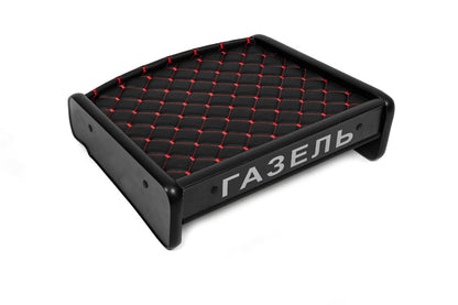 Dashboard Shelf (Black with Red Stitching) for GAZelle 1998- - image 3