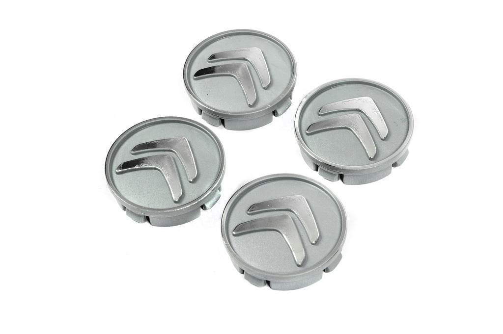 Wheel caps gray cit5955tur-sir (59mm by 55mm, 4 pcs.) for Citroen - Reelken Auto