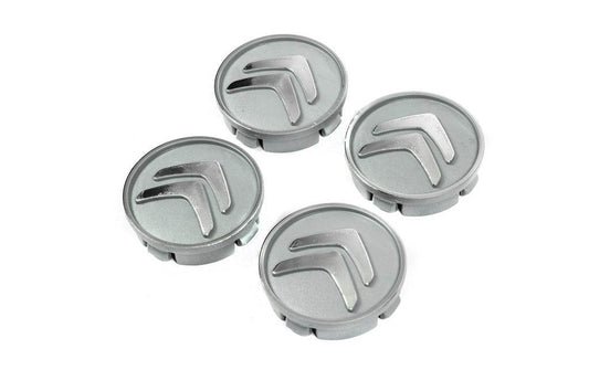 Wheel caps gray cit5955tur-sir (59mm by 55mm, 4 pcs.) for Citroen - Reelken Auto