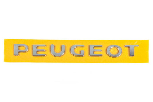 Inscription Peugeot 866609 (260mm by 25mm) for Peugeot Partner Tepee 2008-2018 - Reelken Auto