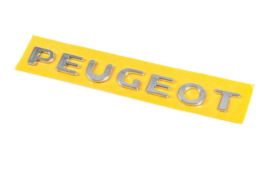 Inscription Peugeot 8666.31 (260mm by 25mm) for Peugeot 307 - Reelken Auto