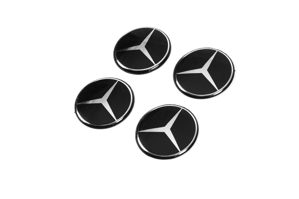 Stickers for wheel center caps 54mm (4pcs) for Mercedes-Benz - image 2