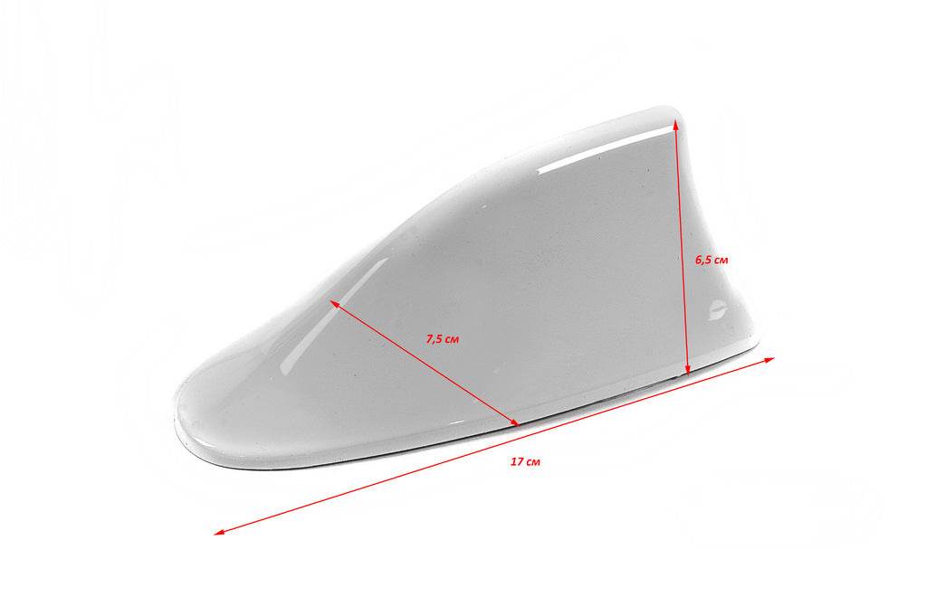 Fin (white, ABS) - Reelken Auto
