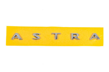Inscription Astra 177227AJ (225mm by 16mm) for Opel Astra J 2009-2015 - Reelken Auto