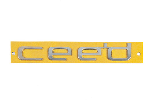 Emblem Ceed 86320-A2200 (25mm x 151mm) for Kia Ceed 2012-2018 - image 1