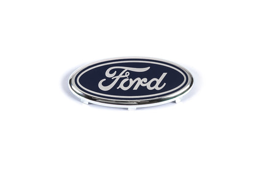 Front emblem (with clips) for Ford Fiesta 2002-2008 - image 2