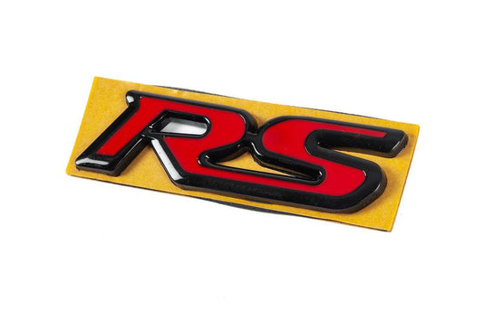 The inscription RS is red and black (95mm by 25mm) for Honda - Reelken Auto