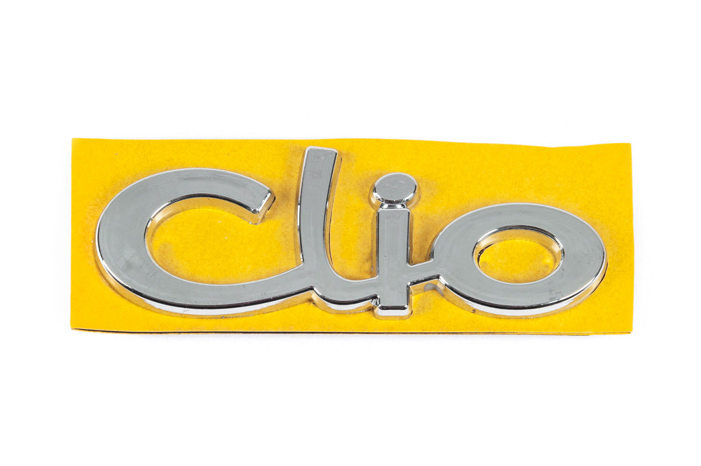 Emblem Clio 7700849001 (95mm x 30mm) for Renault Clio II 1998-2005 - image 1