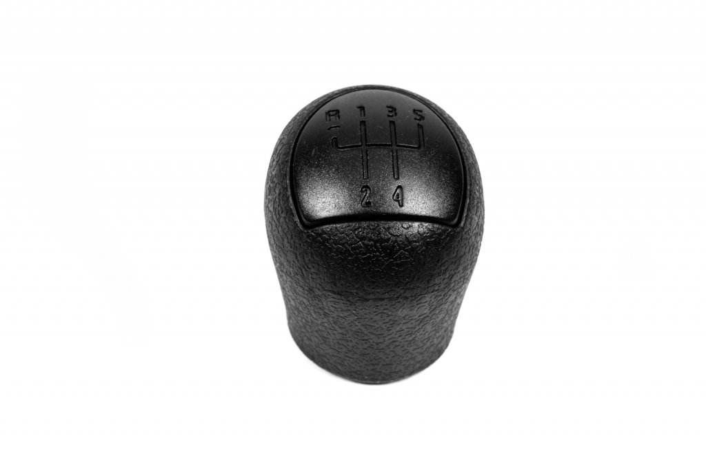 5-speed gear shift knob (black+black) for Renault Kangoo 1998-2008 - Reelken Auto