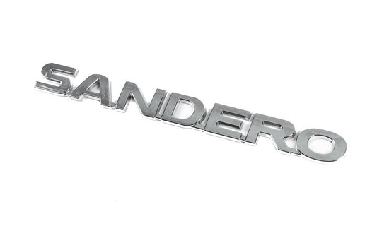 Sandero inscription (270mm by 21mm) for Dacia Sandero 2007-2013 - Reelken Auto