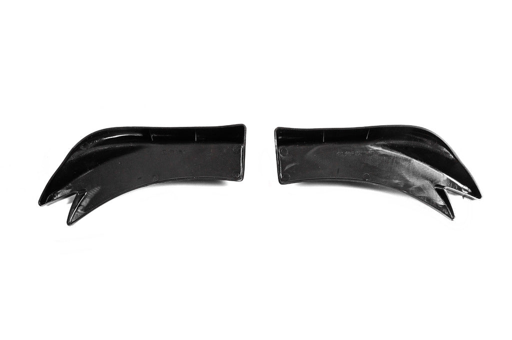 Universal Flap rear bumper covers type-F (2 pcs, gloss black, ABS plastic) - image 9