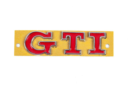 GTI inscription (90mm by 25mm) - Reelken Auto