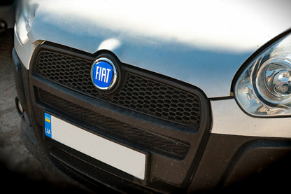 Emblem (blue, self-adhesive) for Fiat - image 1