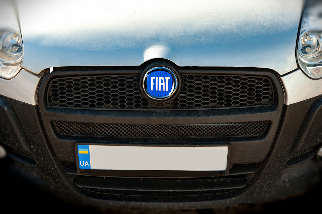 Emblem (blue, self-adhesive) for Fiat - image 2