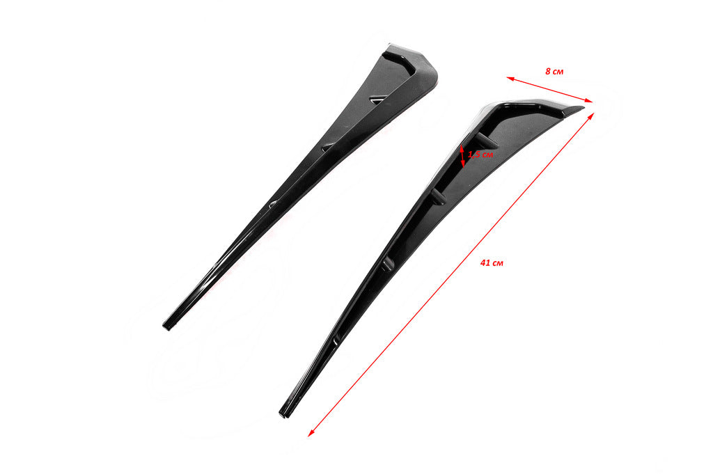 Universal ventilation wing covers type-A (imitation, 2 pcs) - image 4