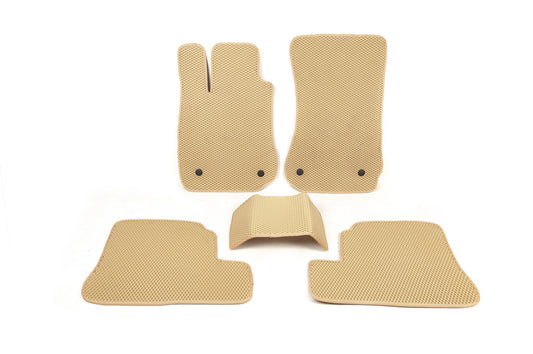 EVA Floor Mats (Long, Beige) for Mercedes S-сlass W221 2005-2013 - image 1