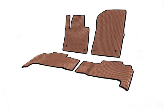 Polyurethane rugs (2007-2012, EVA, brick) for Toyota Land Cruiser 200 - Reelken Auto