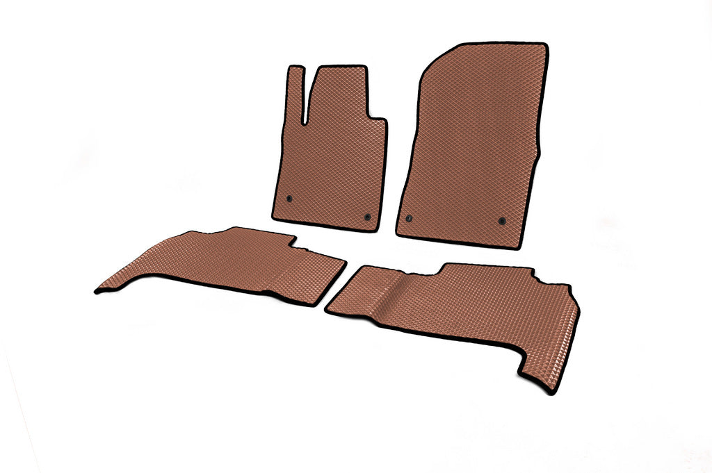 Polyurethane EVA Floor Mats (2007-2012, Brick Red) for Toyota Land Cruiser 200 2007-2021 - image 2
