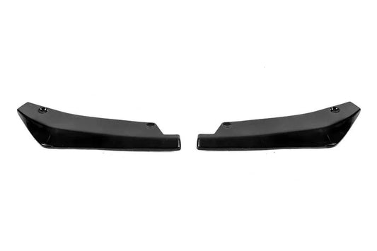 Universal Flap Side Skirt Extensions Type-A (2 pcs, Gloss Black, ABS Plastic) - image 1