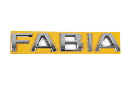 Fabia inscription (130 mm by 22 mm) for Skoda Fabia 2014-2021 - Reelken Auto