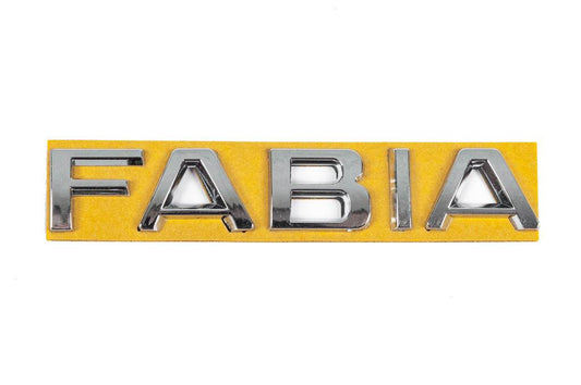 Fabia inscription (130 mm by 22 mm) for Skoda Fabia 2014-2021 - Reelken Auto