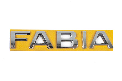 Emblem Fabia (130 mm x 22 mm) for Skoda Fabia 2014-2021 - image 1