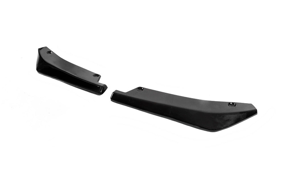 Universal Flap rear bumper covers type-A (2 pcs, gloss black, ABS plastic) - image 3