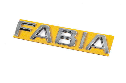 Emblem Fabia (130 mm x 22 mm) for Skoda Fabia 2014-2021 - image 2