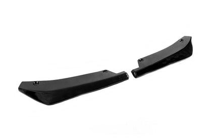 Universal Flap rear bumper covers type-A (2 pcs, gloss black, ABS plastic) - image 4