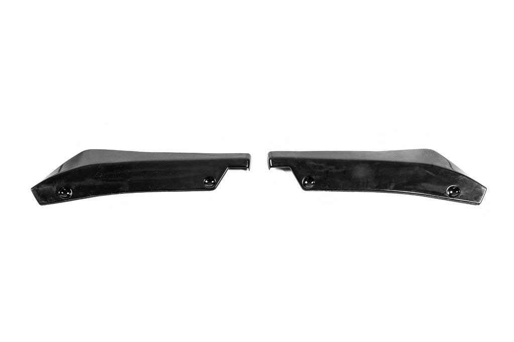 Universal Flap rear bumper covers type-A (2 pcs, gloss black, ABS plastic) - image 5