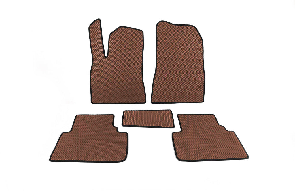 EVA Floor Mats (Brown) for Tesla Model 3 2017- - image 1