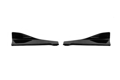 Universal Flap side sills type-B (2 pcs, gloss black, ABS plastic) - image 7