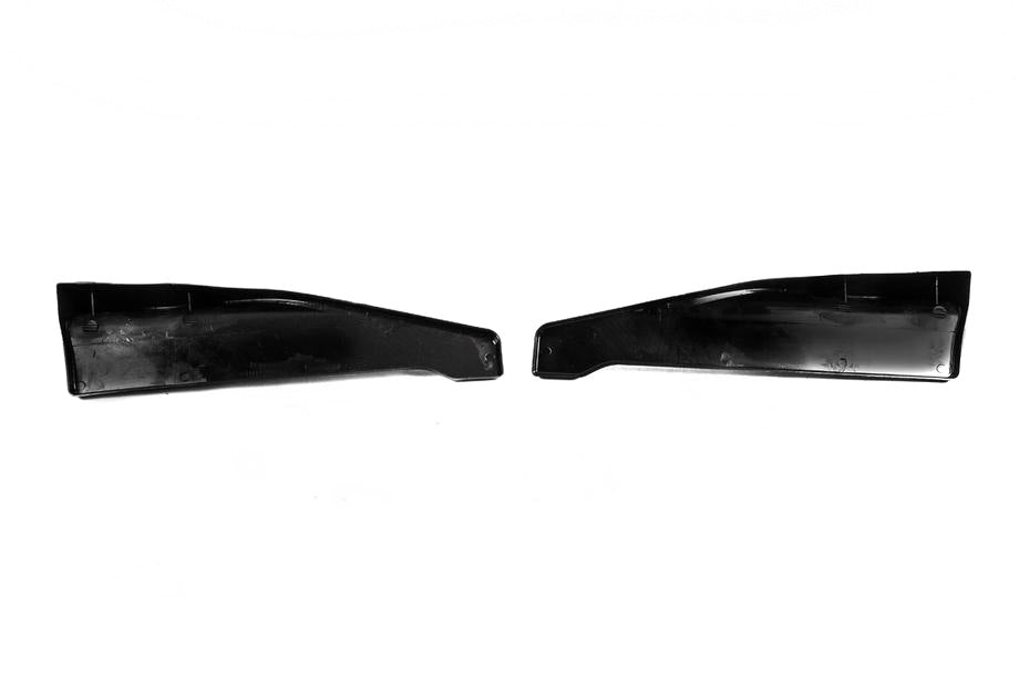 Universal Flap Rear Bumper Extensions Type-B (2 pcs, Gloss Black, ABS Plastic) - image 6