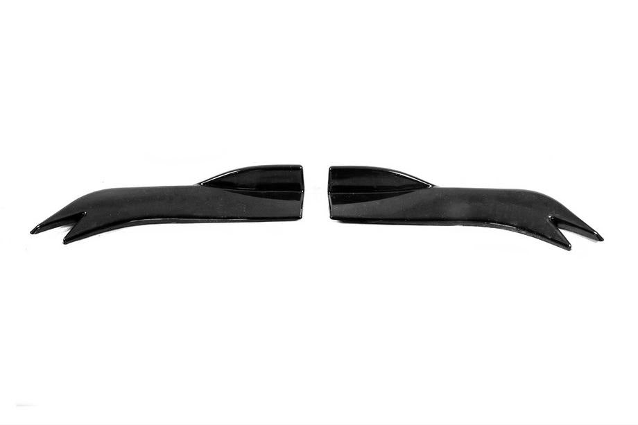 Universal Flap side sills type-E (2 pcs, gloss black, ABS plastic) - image 6