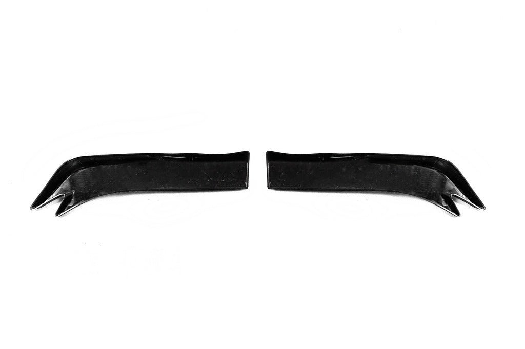 Universal Flap Side Skirt Extensions Type-E (2 pcs, Gloss Black, ABS Plastic) - image 8