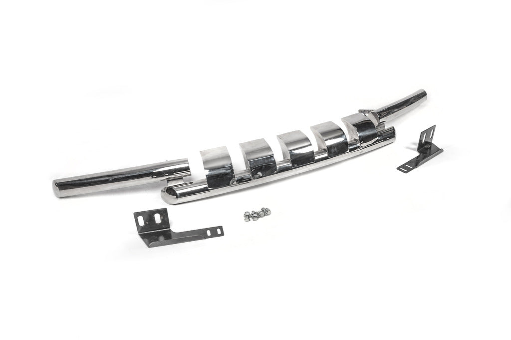Front bumper guard Gronder (2008-2015 stainless steel) for Lexus LX570/450d 2008-2022 - image 4